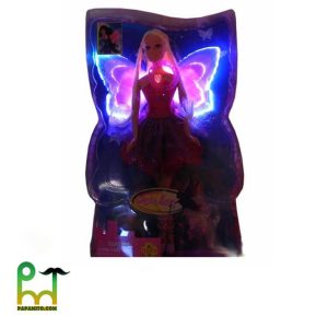 عروسک باربی فرشته چراغ دار دفا کد 8196